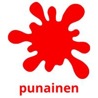 punainen picture flashcards