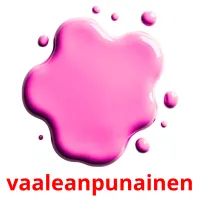 vaaleanpunainen flashcards illustrate