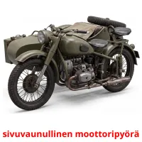 sivuvaunullinen moottoripyörä billedkort for børn med billeder