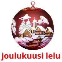 joulukuusi lelu picture flashcards