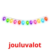 jouluvalot picture flashcards