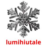 lumihiutale picture flashcards