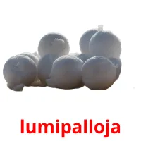 lumipalloja picture flashcards