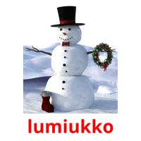 lumiukko flashcards illustrate