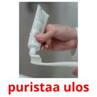 puristaa ulos picture flashcards