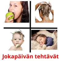 Jokapäivän tehtävät picture flashcards