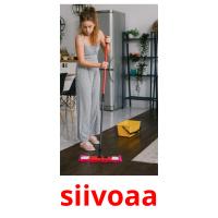 siivoaa picture flashcards