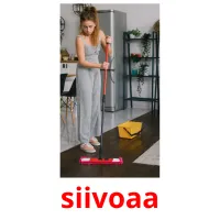 siivoaa picture flashcards