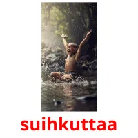 suihkuttaa picture flashcards