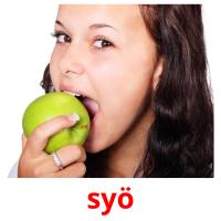syö picture flashcards