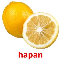hapan picture flashcards