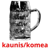 kaunis/komea Tarjetas didacticas