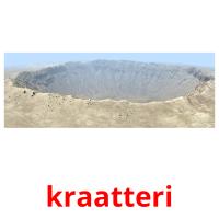 kraatteri picture flashcards
