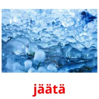 jäätä picture flashcards