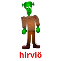 hirviö Tarjetas didacticas