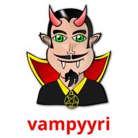 vampyyri flashcards illustrate