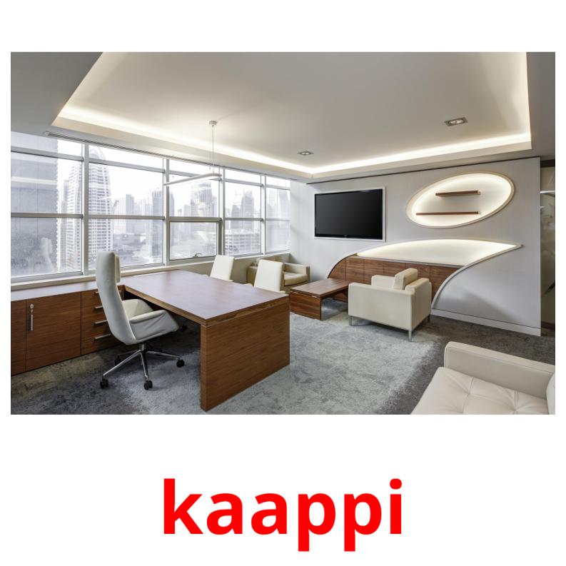 kaappi picture flashcards