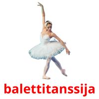 balettitanssija flashcards illustrate