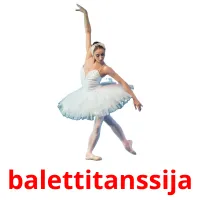 balettitanssija picture flashcards