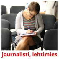journalisti, lehtimies Tarjetas didacticas