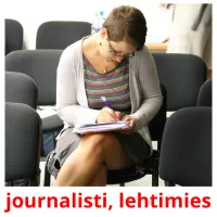 journalisti, lehtimies picture flashcards