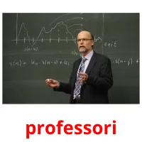 professori cartões com imagens