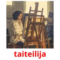 taiteilija picture flashcards