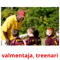 valmentaja, treenari picture flashcards