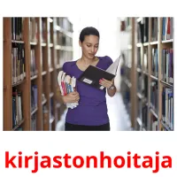 kirjastonhoitaja Tarjetas didacticas