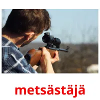 metsästäjä Tarjetas didacticas