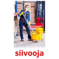 siivooja Tarjetas didacticas