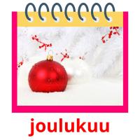 joulukuu picture flashcards
