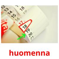 huomenna picture flashcards