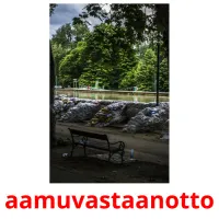 aamuvastaanotto picture flashcards