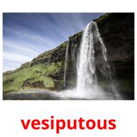 vesiputous picture flashcards