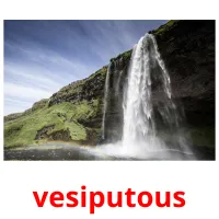 vesiputous picture flashcards