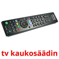 tv kaukosäädin ansichtkaarten