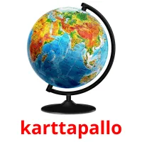 karttapallo Tarjetas didacticas