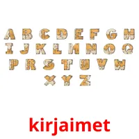 kirjaimet Tarjetas didacticas