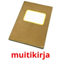 muitikirja Tarjetas didacticas