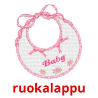 ruokalappu picture flashcards