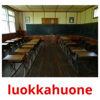 luokkahuone picture flashcards