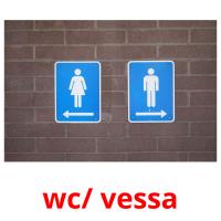 wc/ vessa picture flashcards