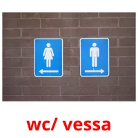 wc/ vessa Tarjetas didacticas