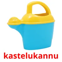 kastelukannu Tarjetas didacticas