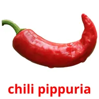 chili pippuria Tarjetas didacticas