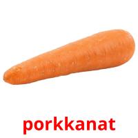 porkkanat picture flashcards