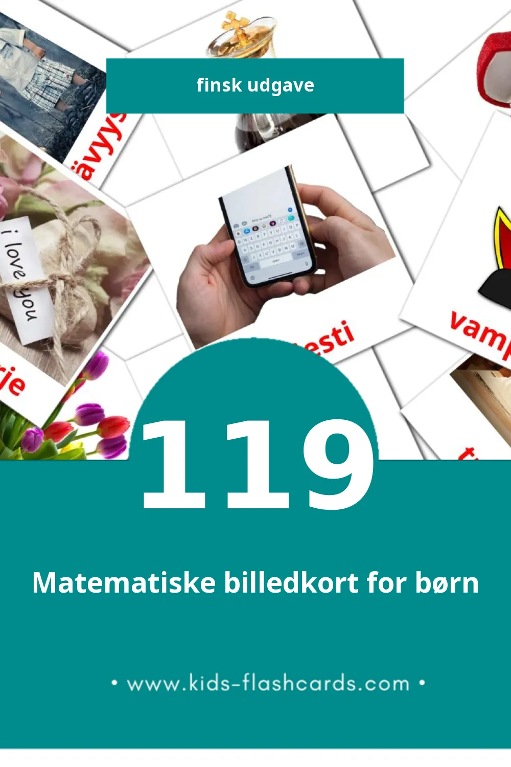 Visuelle billedkort for børn om Lomat til småbørn (119 kort på Finsk)