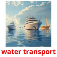 water transport kuvakortit