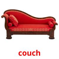 couch Tarjetas didacticas